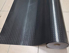 Підлогове покриття для автомобіля, Турецький Автолинолиум, ширина 1,8 м Квадрат чорний