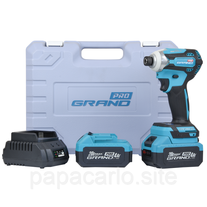 Акумуляторний ударний гвинтоверт Grand АГУ-20 BL імпакт (ID#2364009886 ...