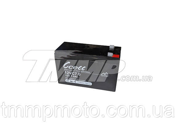 АКБ UTX7А-BC DOMINATOR заливний жовтогарячий 95x87x150, фото 1