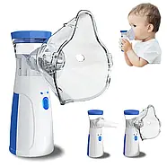 Безшумний інгалятор для дітей та дорослих портативний MESH JSL-W302 Небулайзер ультразвуковий, фото 3