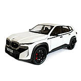 Машинка металева BMW XM БМВ білий Автопром 1:24 світло звук відкр двері баг капот 21*9*8см (AP7709), фото 2