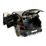 Машинка металева BMW XM БМВ чорний Автопром 1:24 світло звук відкр двері баг капот 21*9*8см (AP7709), фото 4