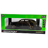 Машинка металева BMW XM БМВ чорний Автопром 1:24 світло звук відкр двері баг капот 21*9*8см (AP7709), фото 8