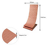 Самоклеюча 3D панель рулон 19600х700х3мм спінений поліпропілен для стін декор інтер'єр ремонт шумоізоляція утеплювач, фото 4