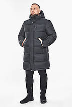Графітова зимова повсякденна чоловіча куртка модель 15118 52 (XL), фото 3