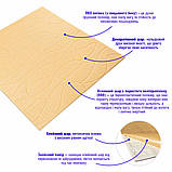 Самоклеючі 3D панелі для стін бежеві цегляний рельєфний візерунок легкі міцні 70х70 см декорування оздоблення інтер'єрів, фото 2