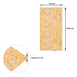 Самоклеюча 3D панель бежевий мармур рулон 3080x700x3 мм для стін оздоблення інтер'єру ремонт квартири будинку, фото 4