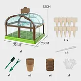 Набір для дослідів домашня теплиця Home made plant Ігровий набір теплиця для вирощування рослин із насінням, фото 6