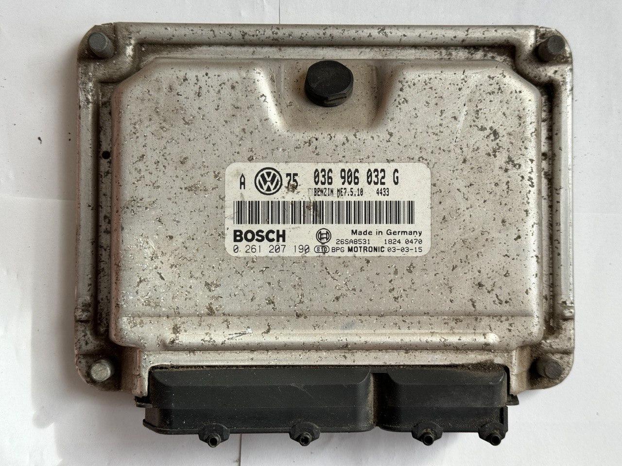 Електронний блок керування Volkswagen Bosch 036 906 032 G / 036906032G / 0 261 207 190 / 0261207190