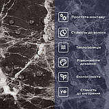 Самоклеюча вінілова плитка для обробки вологостійка легка установка різні дизайни 60х30 см ПВХ, фото 4