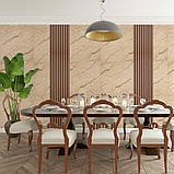 Вінілова плитка, що самоклеїться, 600х300мм для внутрішнього оздоблення вологостійка легкий монтаж під мармур імітація, фото 6