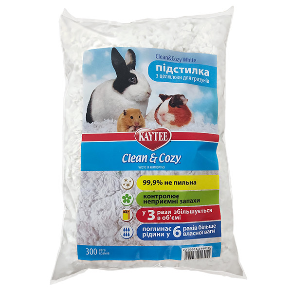 Подстилка из целлюлозы для грызунов Kaytee Clean&Cozy White (16010)
