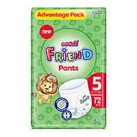 Трусики-підгузки Goo.N Friend для дітей 12-17 кг (розмір 5(XL), 72 шт)