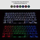 Клавіатура-підставка бездротова Smart Keyboard + Мишка для планшета Ukr+Eng Black, фото 7