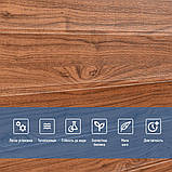 Самоклеюча 3D панель рулон під дерево 19600х700 мм для стін кухні санвузла офісу легкий монтаж шумоізоляція 20 років, фото 5