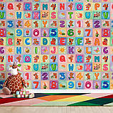Набір 3D панелей для стін, що самоклеяться, декоративне покриття Алфавіт легкі міцні пористий поліпропілен 700х1400х4 мм, фото 10