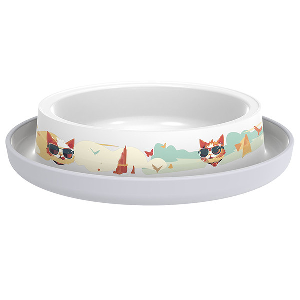 Миска для котів Moderna Trendy Dinner Indy&Louise Інді та Луїза 210мл (H130027IL)