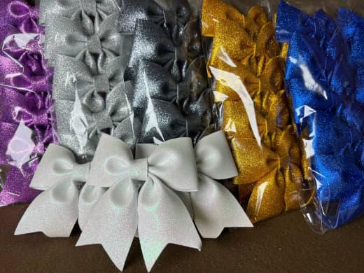 Новорічні Банти паковання 3 шт. 17 см цй4