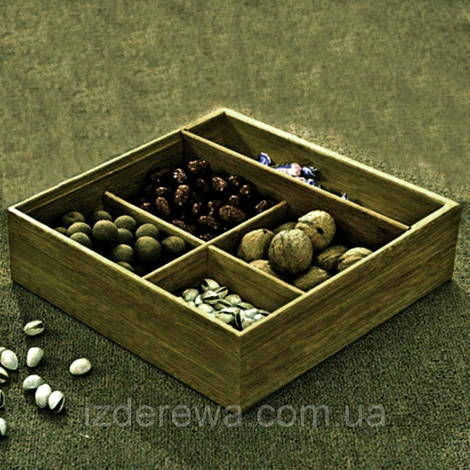 Менажниця дерев'яна "Тамалес" мускат