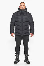 Чоловіча чорна куртка з манжетами модель 15730 52 (XL), фото 3