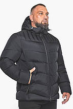 Чоловіча чорна куртка з манжетами модель 15730 52 (XL), фото 5