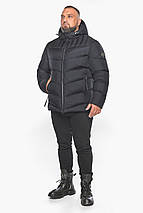 Чоловіча чорна куртка з манжетами модель 15730 52 (XL), фото 6