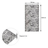 Самоклеюча 3D панель чорний мармур рулон 308х70х3 см для стін стелі інтер'єр квартири офісу, фото 4