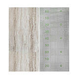 Вінілова плитка, що самоклеїться, рулон 60х300 см перламутровий мармур глянець для обробки інтер'єру декор стін підлоги, фото 4