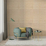 Самоклеючі 3D панелі для стін бежева цегла декоративне покриття інтер'єр 70х77 см шпалери для стін оздоблення інтер'єру, фото 5