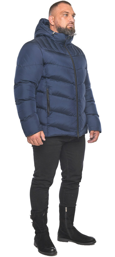 Темно-синя чоловіча куртка на зиму модель 15730 56 (3XL)