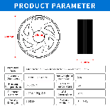 Пластик UA3D PLA+ BLUE, 1.75мм, 1кг, 330м, 190-220°C, Синій філамент для 3Д-друку, фото 6