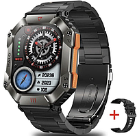 Багатофункціональний металевий чоловічий годинник смарт