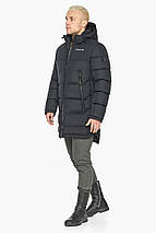 Графітова чоловіча куртка з глибокими кишенями модель 15607 54 (XXL), фото 3