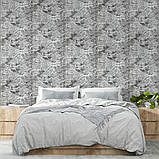 Самоклеюча 3D панель чорний мармур рулон 19600x700x3 мм для стін стелі декор інтер'єр ремонт, фото 6