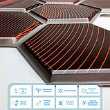 Декоративна плитка ПВХ, що самоклеїться, для стін стель імітація натуральних матеріалів 28х30 см вологостійка антистатична, фото 4