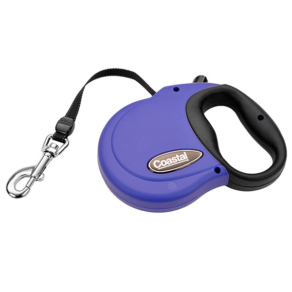 Рулетка-повідець для собак, стрічка 4.8м Coastal Power Walker Retractable Leash синій (08701_BLUMED)