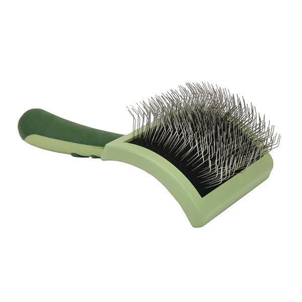 Пуходерка для собак вигнута Safari Curved Firm Slicker Brush для довгої шерсті, 19х10.5см (W468)