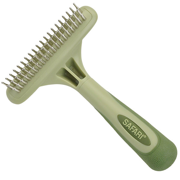 Граблі дворядні для підшерстя собак Safari Dog Rotating Pin Double Row Undercoat Rake (W6192_NCL00)