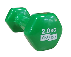 Гантелі Sprinter для фітнесу з вініловим покриттям 2х2кг