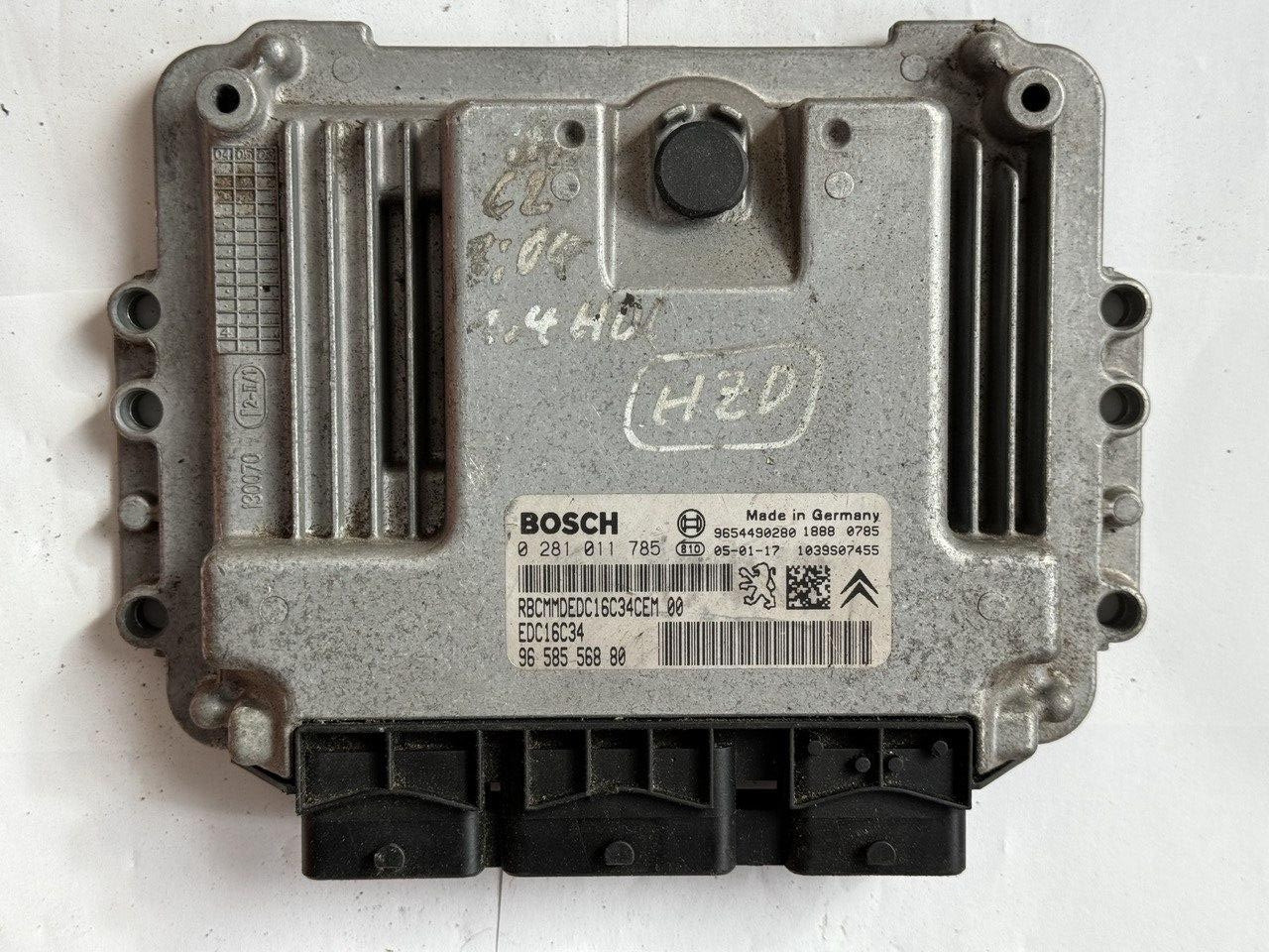 Електронний блок керування Peugeot / Citroen Bosch 0 281 011 785 / 0281011785 / 96 585 568 80 / 9658556880