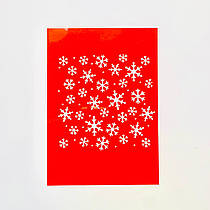 Трафарет "Сніжинки фоновий 1"