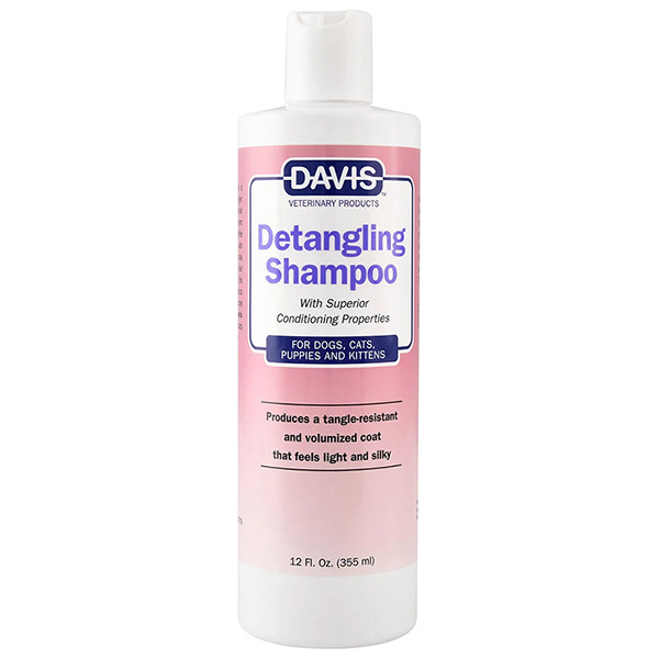 Шампунь-кондиціонер від ковтунів для собак, котів, концентрат Davis Detangling Shampoo (DTS12)