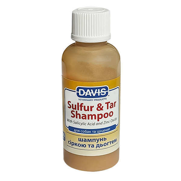 Шампунь із сіркою та дьогтем для собак Davis Sulfur & Tar Shampoo (STSR50)