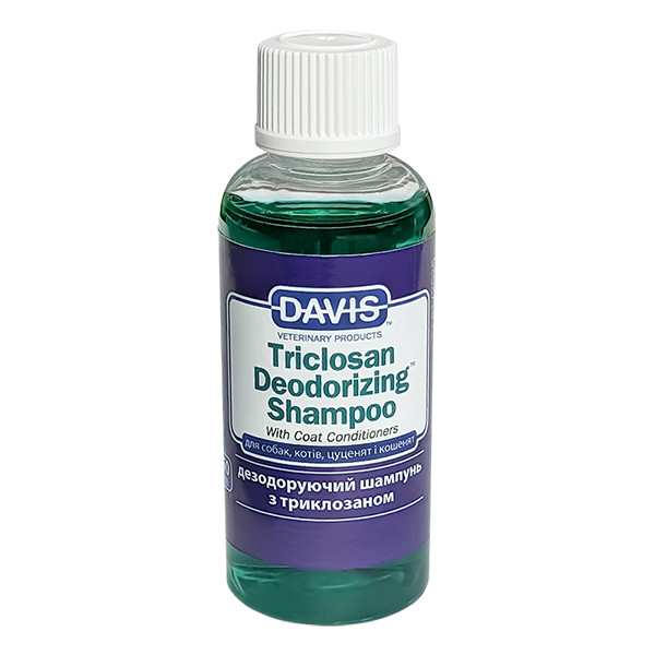 Дезодоруючий шампунь з триклозаном для собак, котів, концентрат Davis Triclosan Deodorizing Shampoo (TDSR50)