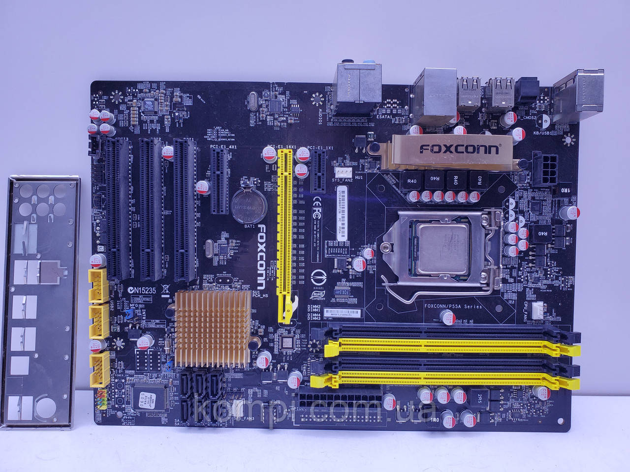 Материнська плата s1156 FOXCONN P55A (Socket 1156, +i5 650, DDR3, б/у)