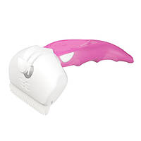 Дешеддер середній для видалення шерсті собак, що линяє, і котів, ширина картриджа 6,5см FoOlee Easee Medium рожевий (2111)