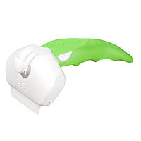 Дешеддер маленький для видалення шерсті собак, що линяє, і котів, ширина картриджа 4,5см FoOlee Easee Small зелений (2005)
