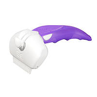 Дешеддер маленький для видалення шерсті собак, що линяє, і котів, ширина картриджа 4,5см FoOlee Easee Small фіолетовий (2012)