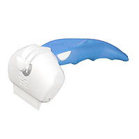 Дешеддер маленький для видалення шерсті собак, що линяє, і котів, ширина картриджа 4,5см FoOlee Easee Small синій (2036)