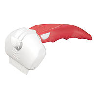 Дешеддер маленький для видалення шерсті собак, що линяє, і котів, ширина картриджа 4,5см FoOlee Easee Small червоний (2043)